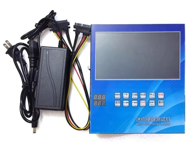 HDD テスター Mini HDD tester MHDD 英語版 ハードディスク SATA 3.5インチ 2.5インチ