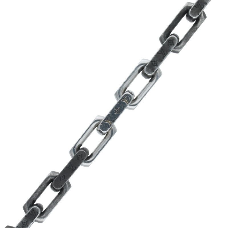 ルイヴィトン M00687 コリエチェーンモノグラムブレスレット メンズ L