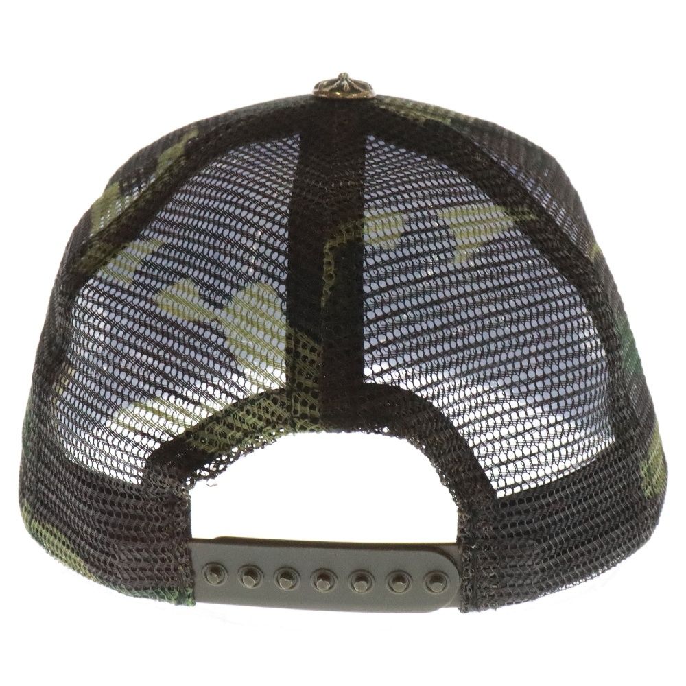 CHROME HEARTS クロス刺繍 トラッカーキャップ CHROME HEARTS Triple Cross Patch Trucker Cap ONE SIZE（53-60