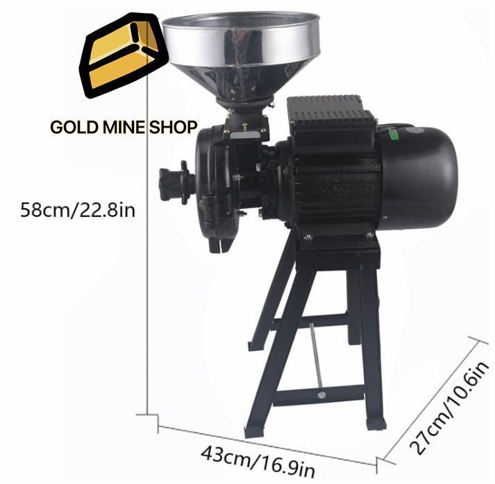 110-170lbs|h電動飼料調味料粉砕機 粉砕ディスク直径150mm