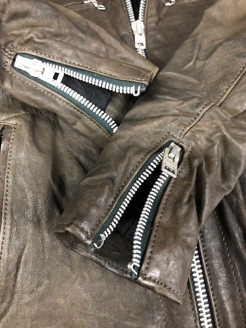 Drestrip ドレストリップ 羊革 シングルライダース風 レザー