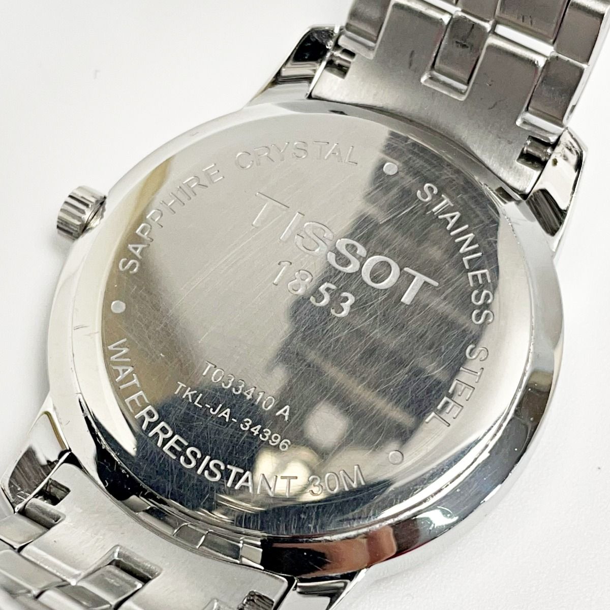 TISSOT ティソ クォーツ T033410A シルバー×ホワイト ステンレス 