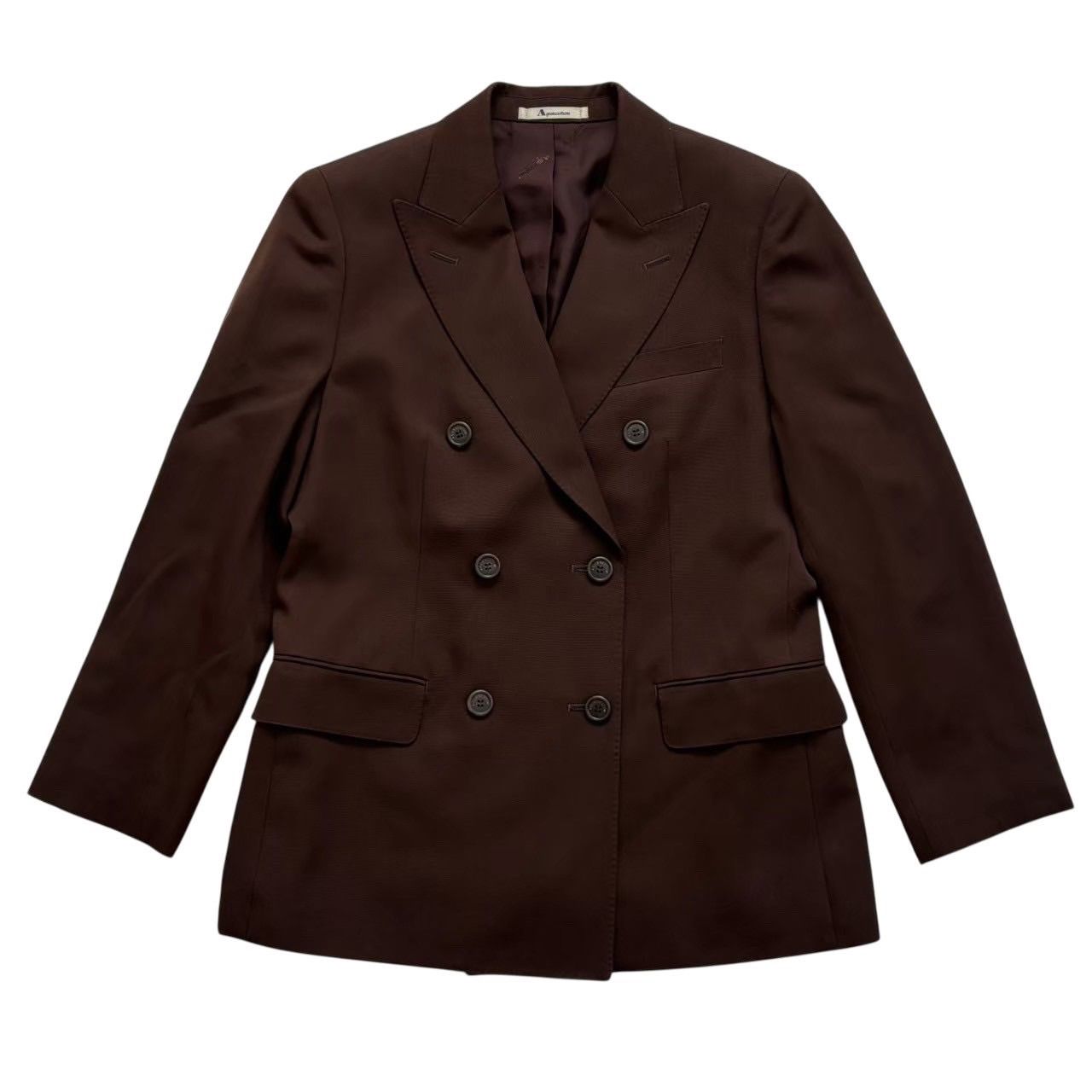 Aquascutum アクアスキュータム テーラードジャケット 茶 ブラウン 