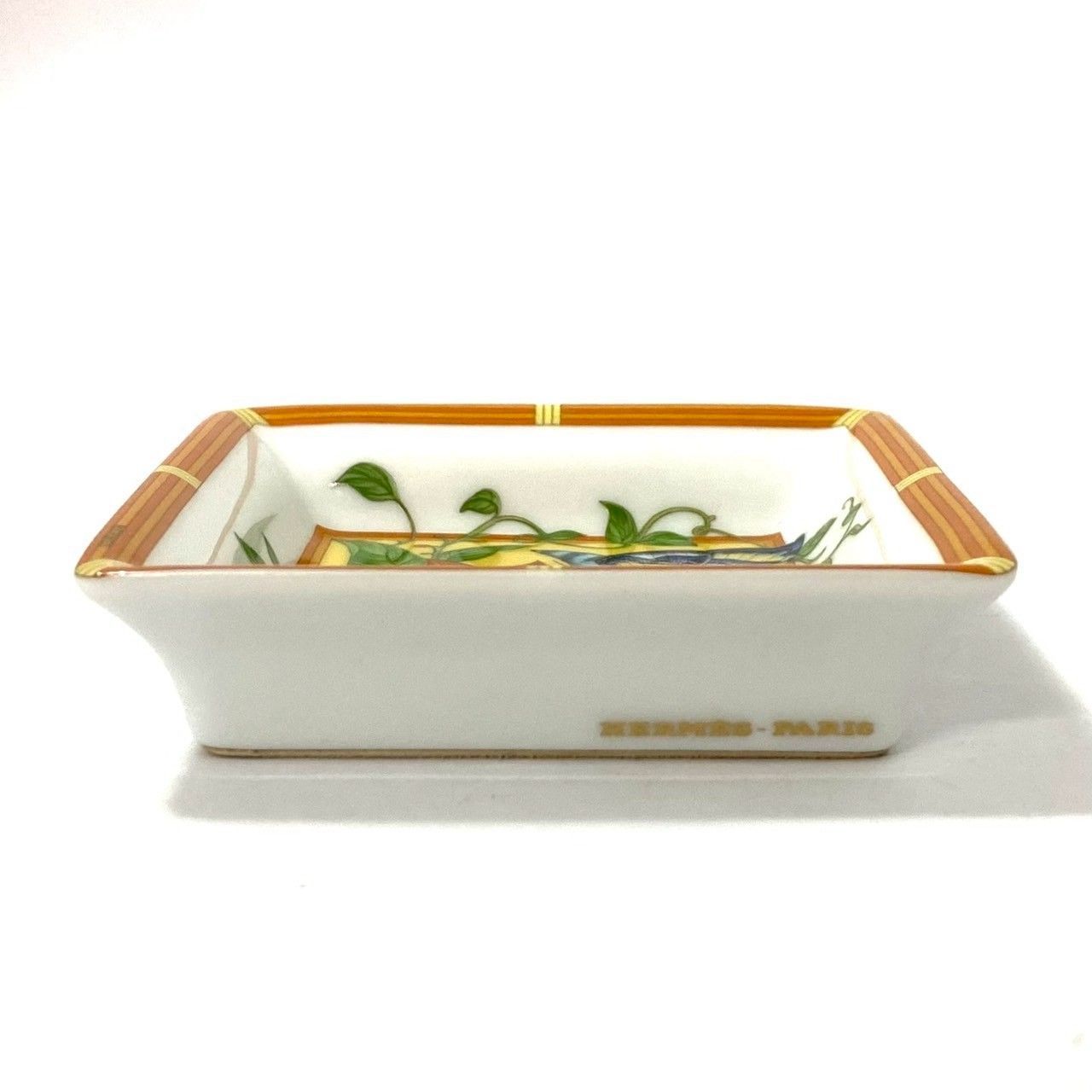 エルメス　灰皿　「シエスタ」柄　スクエアタイプ HERMES エルメス シエスタ アッシュトレイ フラワーミニトレイ