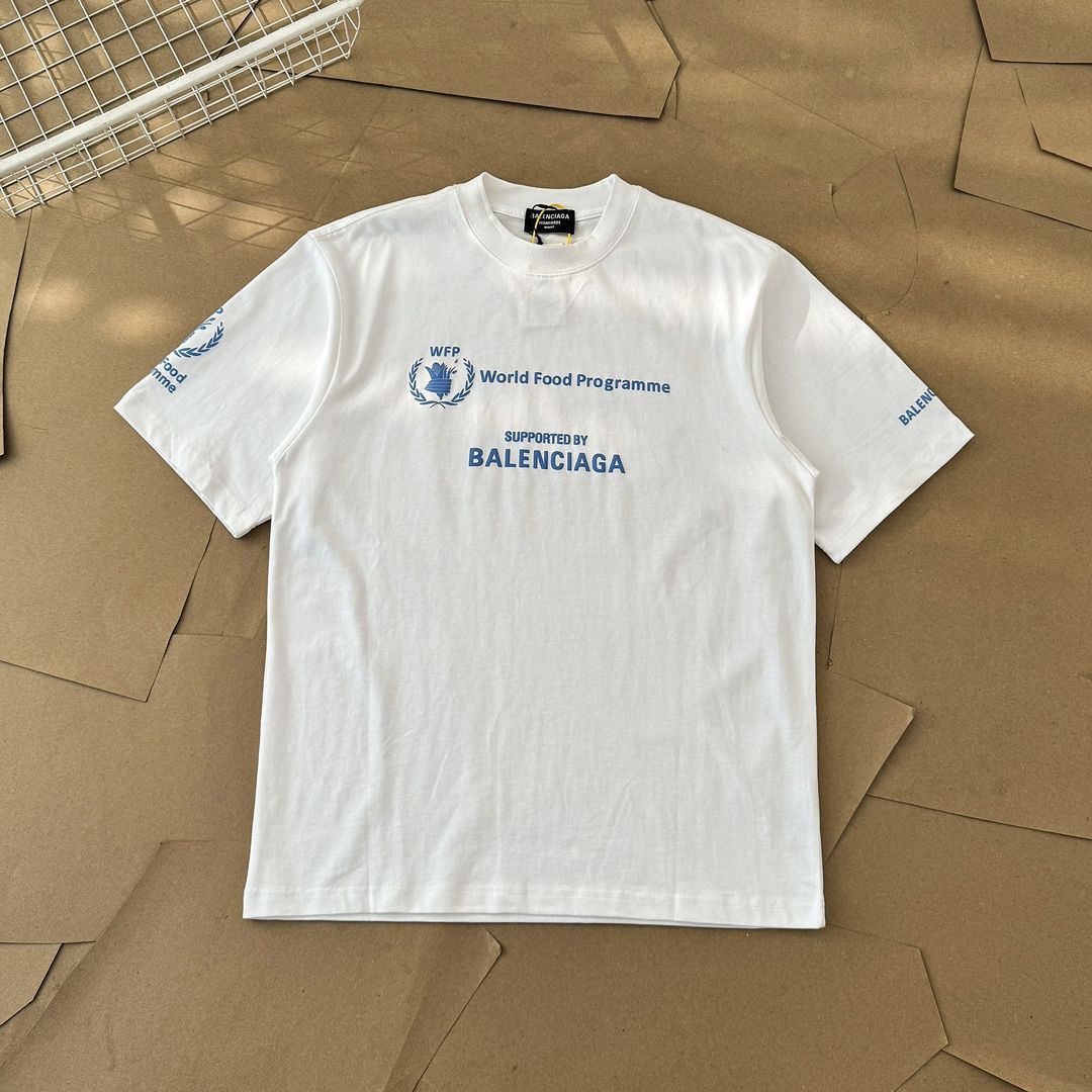 BALENCIAGA バレンシアガ 夏WFP2027半袖Tシャツメンズレディース