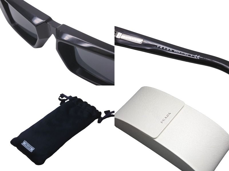 PRADA プラダ サングラス アイウェア SPR24Y 1AB5S0 サイドロゴ 