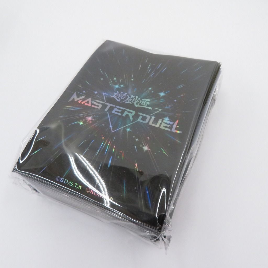遊戯王マスターデュエルスリーブ　黒 遊戯王 マスターデュエル スリーブ ブラック 遊戯王 MASTER DUEL