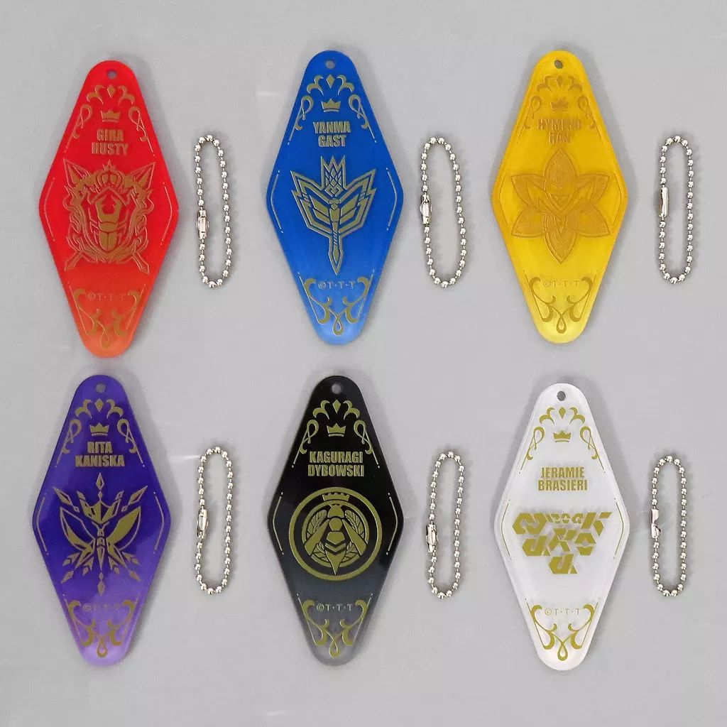 キングオージャー シンボルキーホルダー 中古】キーホルダー 全6種セット 「王様戦隊キングオージャー POP UP