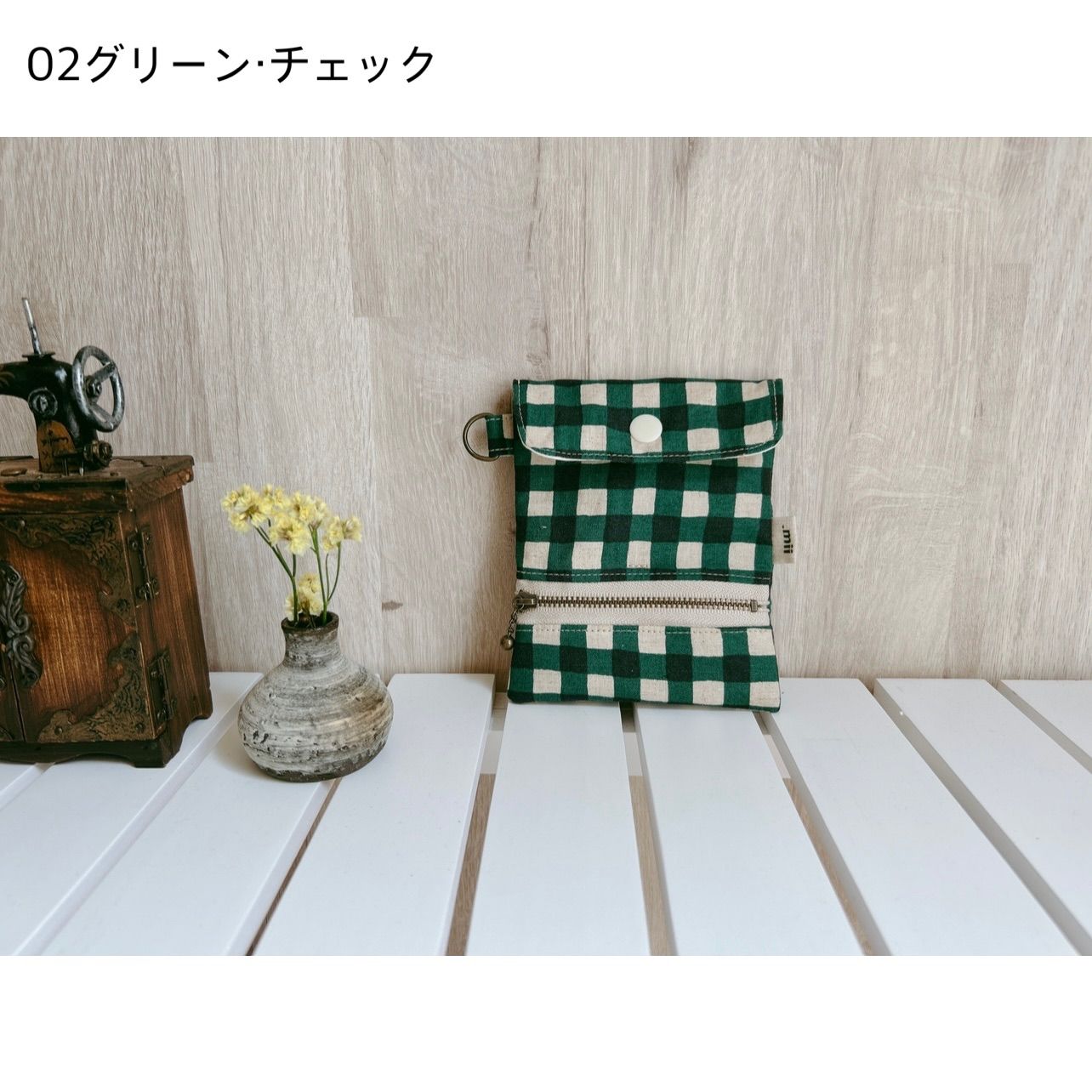 コインスルー財布 ハンドメイド 小銭入れ - メルカリ