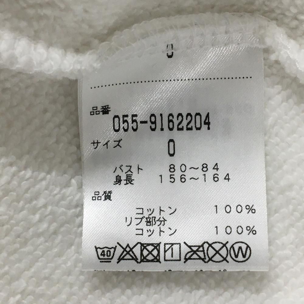 パーリーゲイツ ジップパーカー 白×ネイビー 30周年 背面ロゴ ニコちゃん スマイル レディース 0 S ゴルフウェア PEARLY GATES USTAUSTRALIA_COM_AU