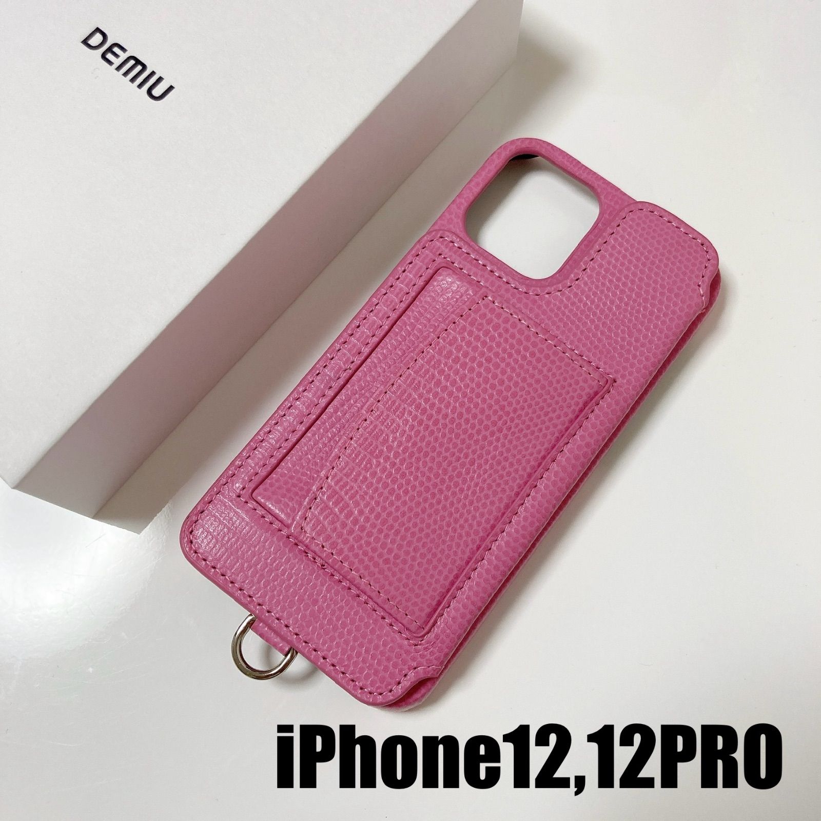 Demiurvo デミウルーボ iPhone11pro ケース ピンク 桜 新品 Demiurvo