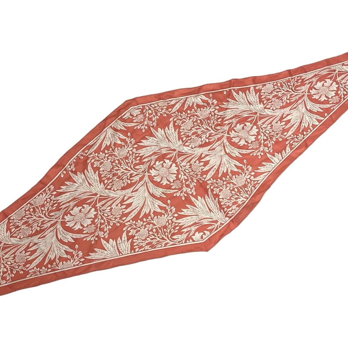 MACKINTOSH LONDON マッキントッシュロンドン ストール ショール - ピンク×白 花柄 シルク