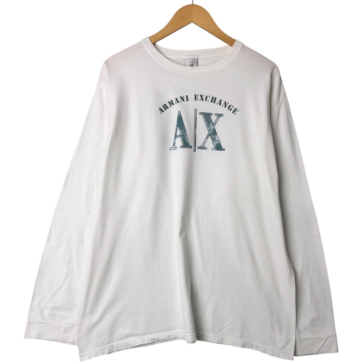 古着 アルマーニエクスチェンジ ARMANI EXCHANGE ロングTシャツ ロンT メンズXL相当|eaa542168
