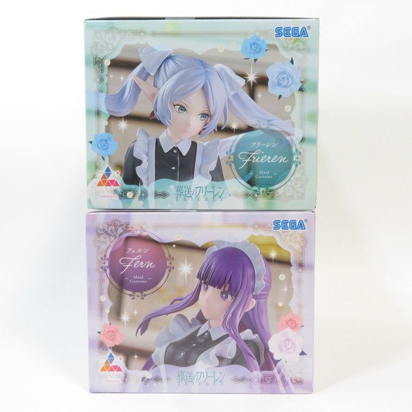 SEGA - 中古 未開封品 Luminasta 葬送のフリーレン フリーレン/フェルン メイド服 2体セット SEGA/セガ フィギュア pr00666 中古 未開封品 Luminasta 葬送のフリーレン フリーレン/フェルン