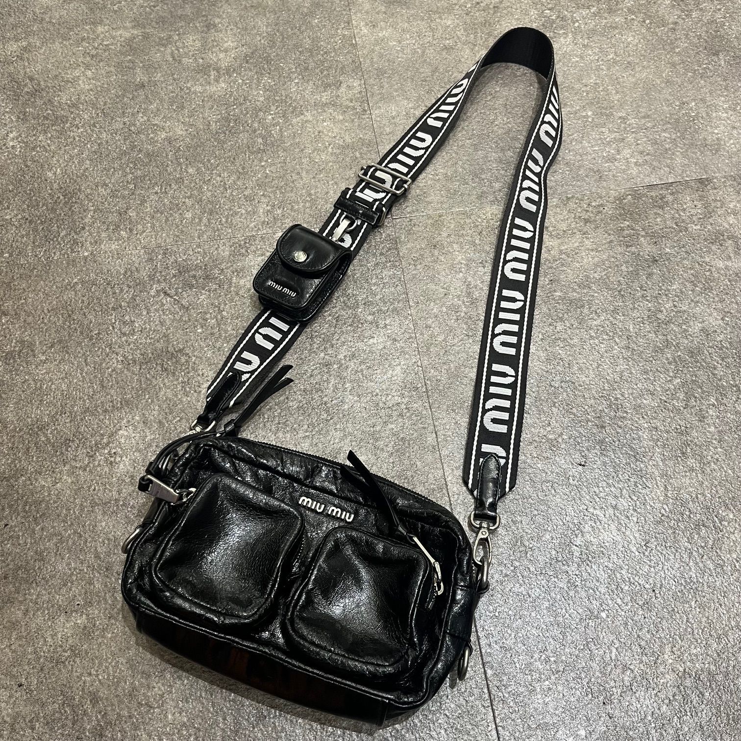 MIUMIU ハンドバッグ　ショルダーバッグ　美品 楽天市場】ミュウ Miu ショルダーバッグ バッグ レザー