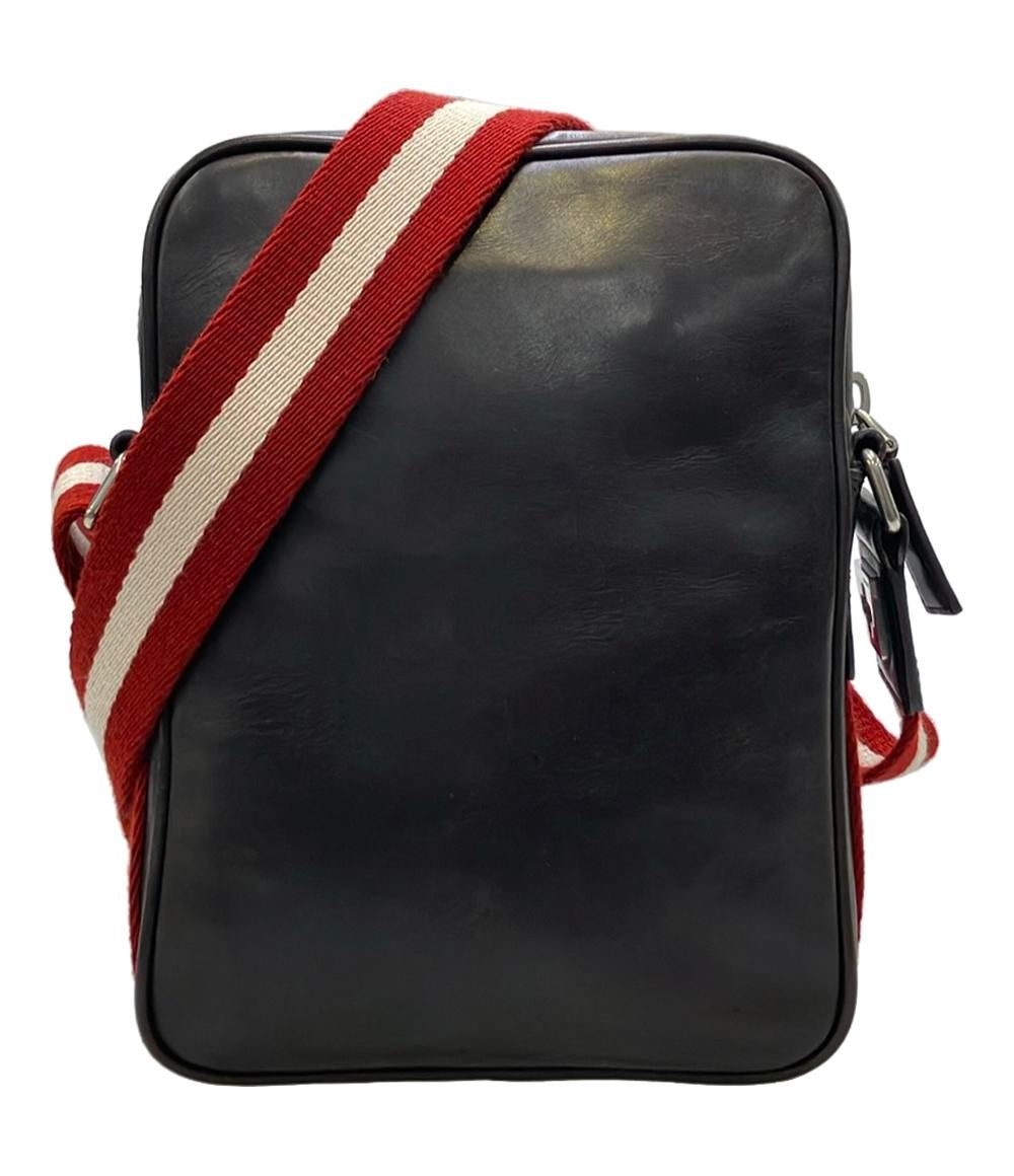 人気　BALLY バリー　レザー　トレインスポッティング　ボディバッグ　ロゴ型押 極美品 BALLY バリー ショルダーバッグ 斜め掛け クロスボディ