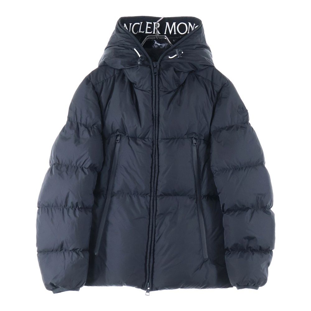 MONCLER モンクレール MONTCLAMONTCLA フーディロゴ刺繍 ジップアップ フーディ ダウンジャケット I20911B56900 ブラック