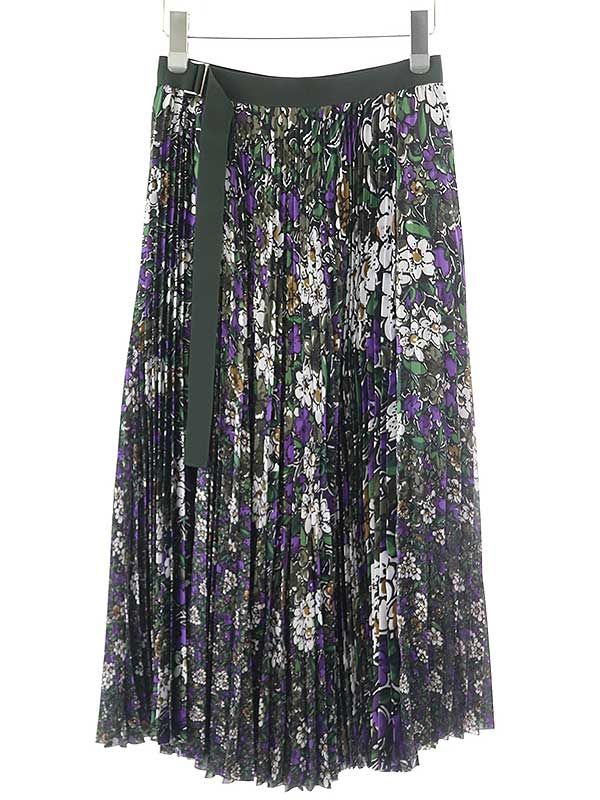 sacai サカイ 23SS Floral Print Skirt フローラルプリントスカート