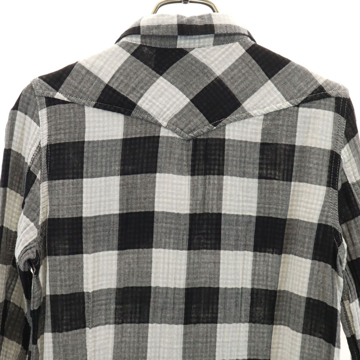 DIESEL / 長袖シャツワンピース/XS/D-SUPER-I/チェック DIESEL ディーゼル チェック柄 長袖 シャツワンピース XS ブラック