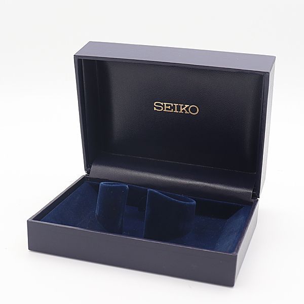良品 セイコー アンティーク 空箱/BOX ネイビーカラー