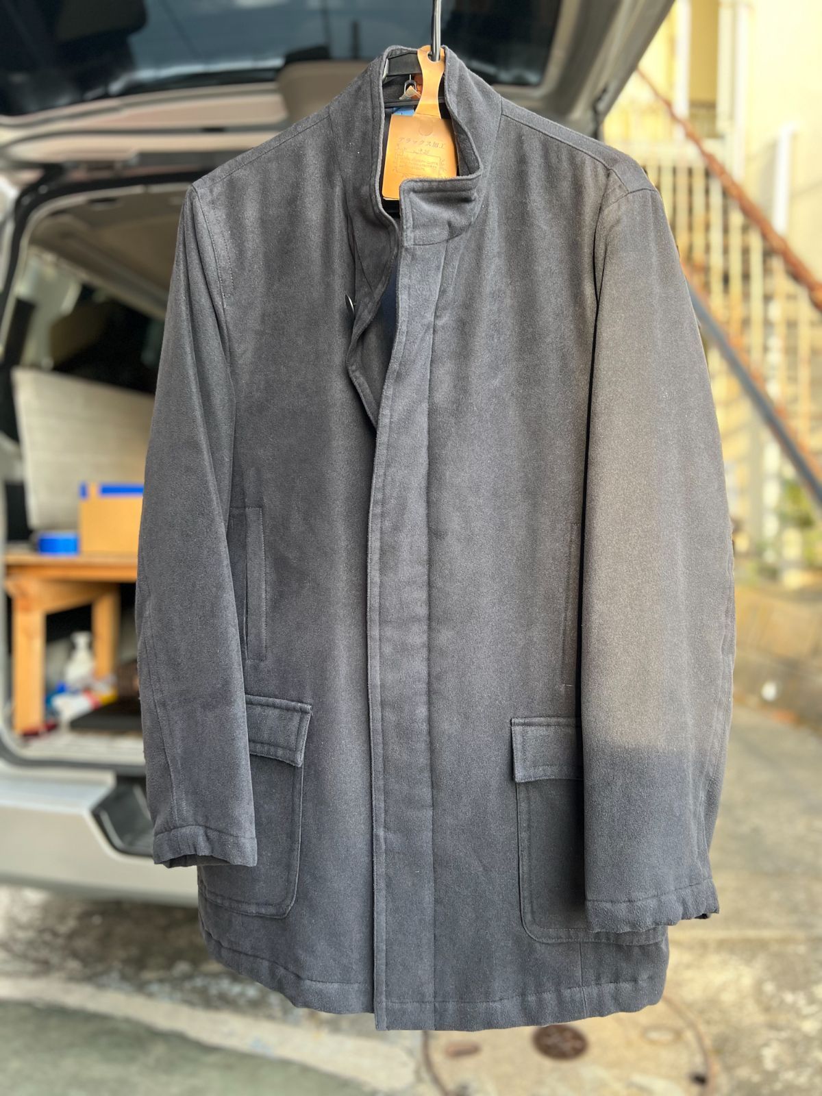 Chloe クロエ ウール スタンドカラー ロングコート キャメル 40サイズ Chloe クロエ ウール スタンドカラー ロングコート キャメル 40サイズ