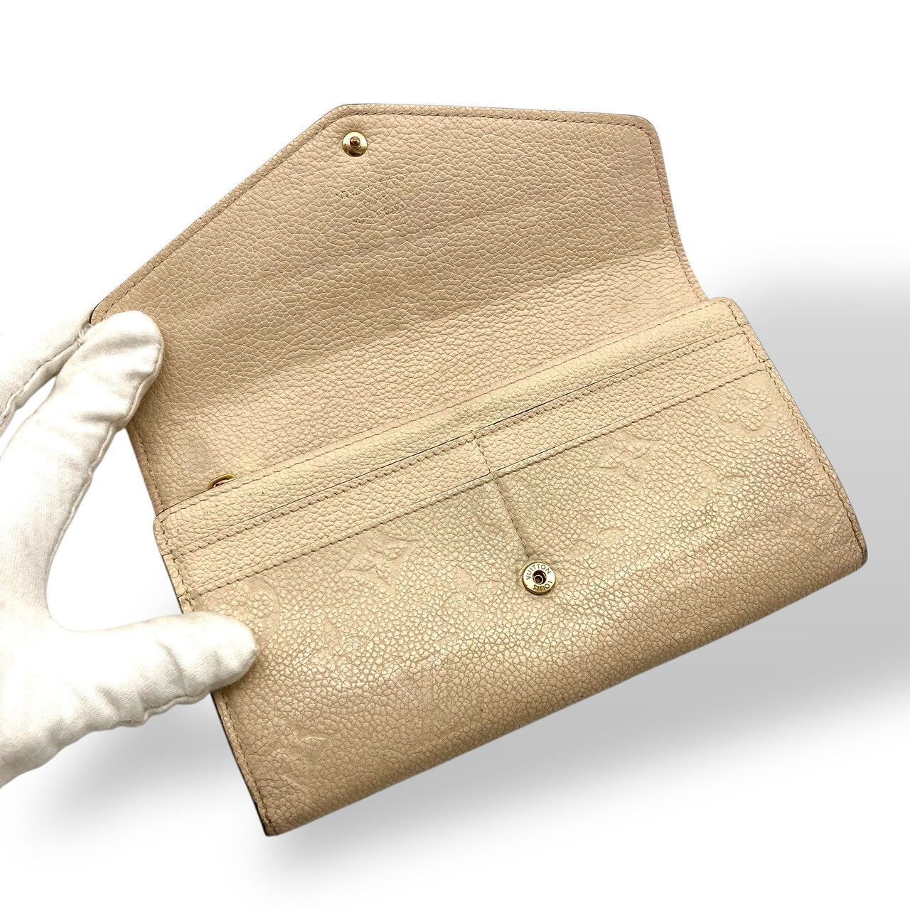 ルイヴィトン ポルトフォイユ サラ ベージュ 二つ折り長財布 長財布 70602 ルイヴィトン ポルトフォイユ サラ ベージュ 二つ折り長財布 長財布