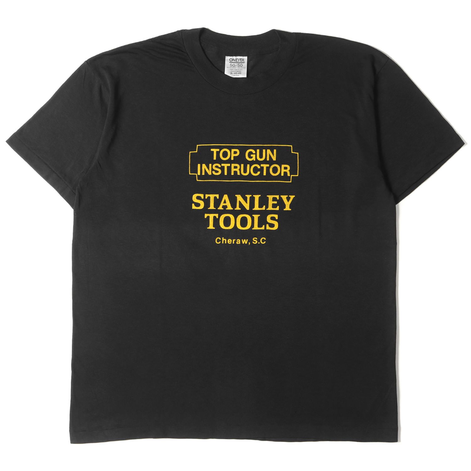 90s STANLEY TOOLS 企業ロゴ クルーネック 半袖 Tシャツ 90年代 USA製