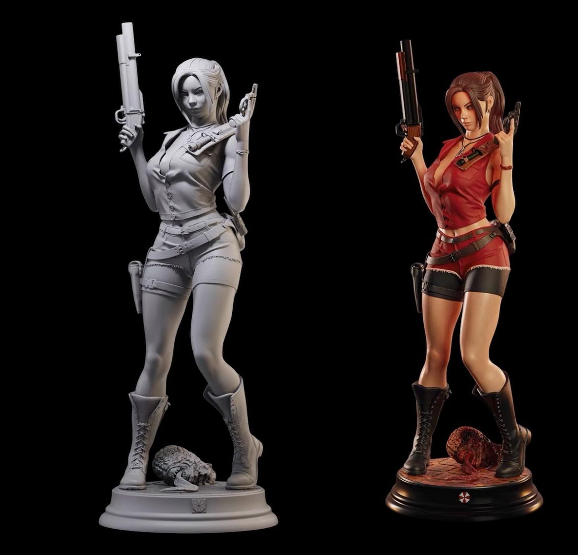 1/6 ガレージキット 未塗装 フィギュア クレア biohazard 33cm