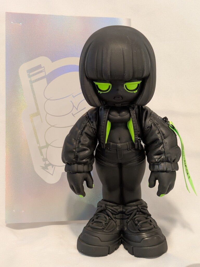 emDASH move HYPE GREEN MATTE BLACK - EMDASH MOVE LP color HYPE
