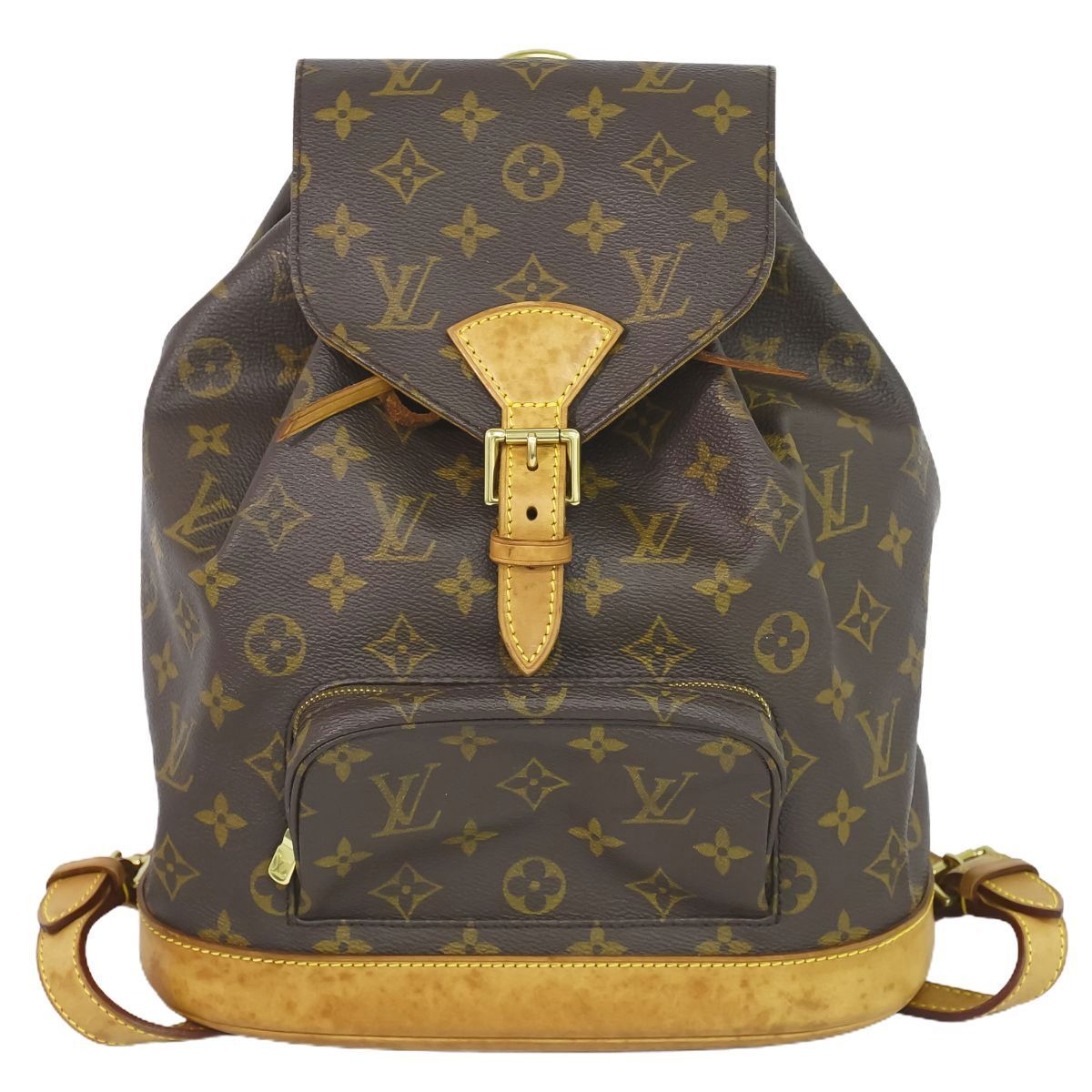 本物 ルイヴィトン LOUIS VUITTON LV モンスリ MM リュックサック ...