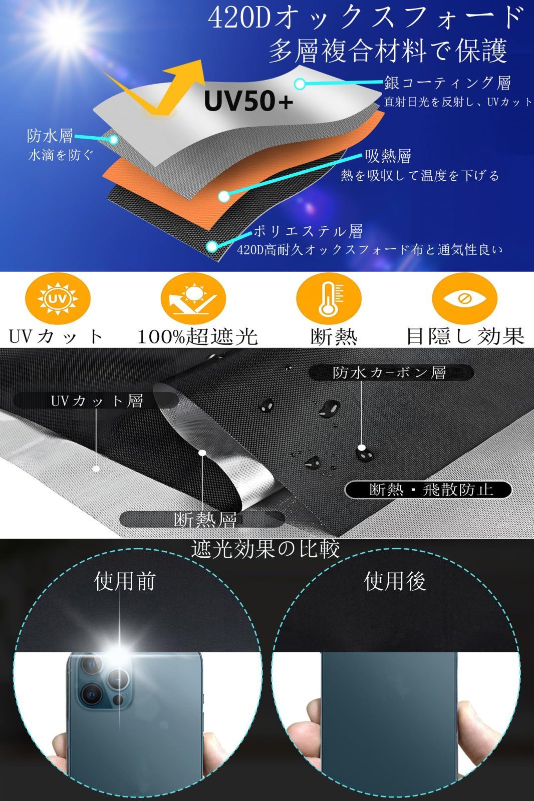 新着商品 遮光シート 断熱シート 窓 断熱カーテン 窓 遮光シート