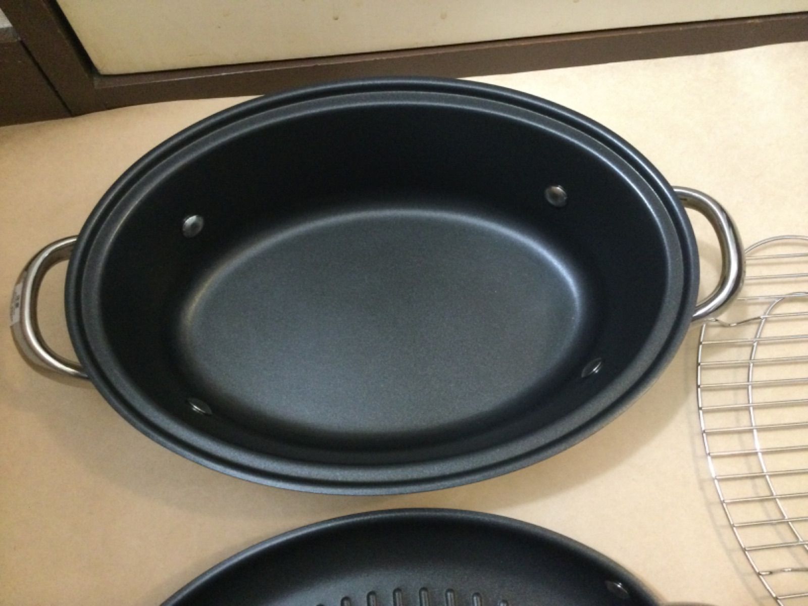  マイヤー MEYER オールインワンオーバルパン グリルプレス付き TBS-OVPP グリルパン 鍋 グリル