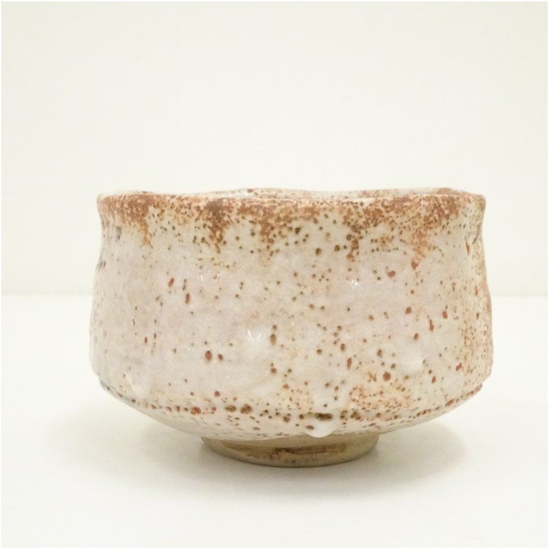 古寿造 志野茶碗（共箱） 茶道 抹茶 おしゃれ 抹茶茶碗 抹茶碗 和食器