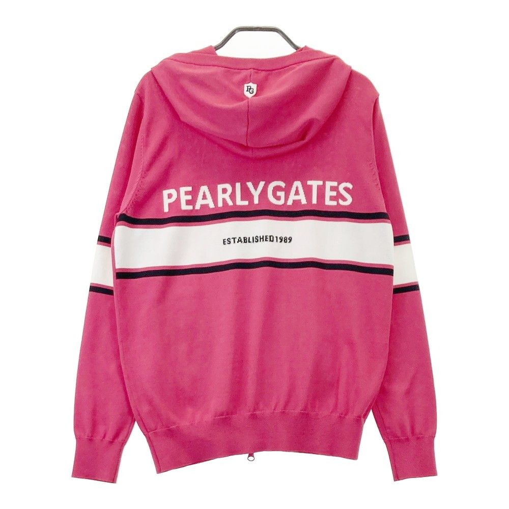PEARLY GATES ピンク ニット ブルゾン サイズ1