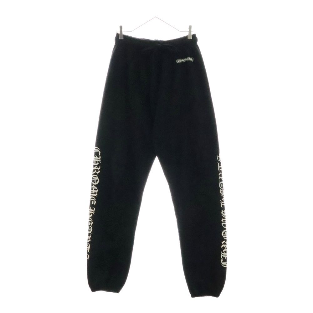 CHROME HEARTS クロムハーツ SWEAT PANTS サイドロゴプリントロングパンツ ブラック