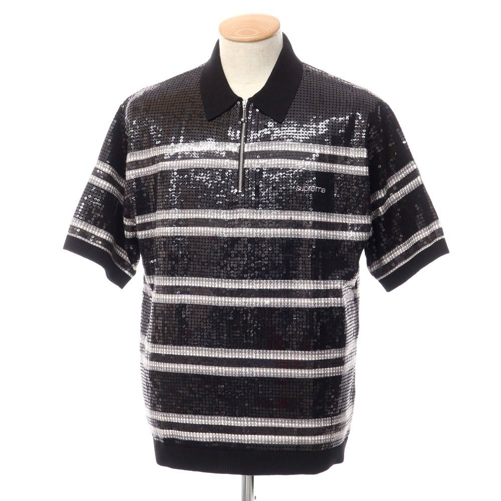 中古】【未使用】シュプリーム Supreme 2023年春夏 Sequin Stripe Zip