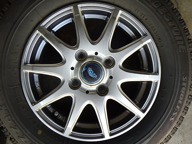 2310 306 weds VEILER アルミホイール＆スタッドレスタイヤ 145 80 R 13 2020年 4本セット