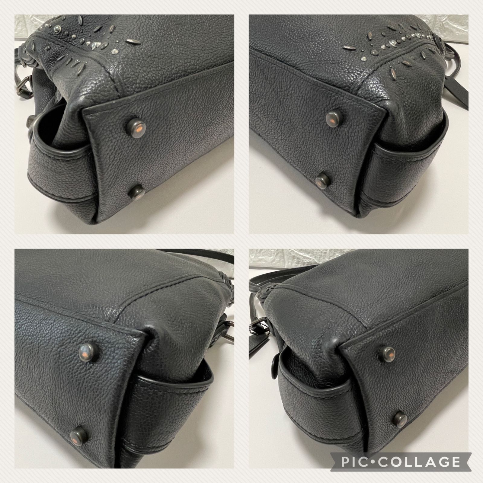 ☆美品☆ COACH コーチ 22794 ショルダーバッグ トートバッグ ブラック