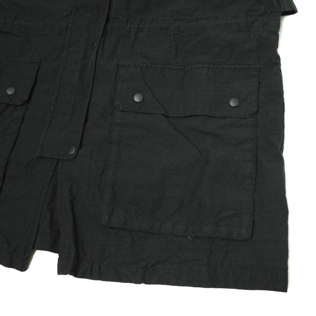 ADAM ET ROPE アダムエロペ 23SS サステナブル シャツベスト GAH03410 Free ブラック ジレ トップス【中古】【ADAM ET ROPE】 Adam et Rope' - ADAM ET ROPE アダムエロペ 23SS サステナブル シャツ