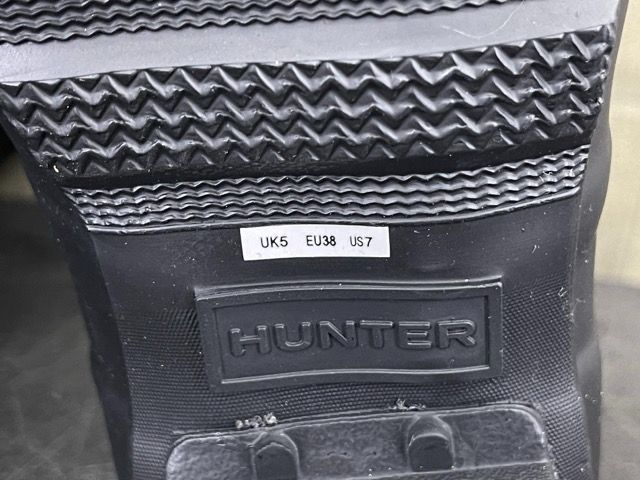HUNTER ハンターレインブーツ ブラック24cm / US7 ハンター レイン