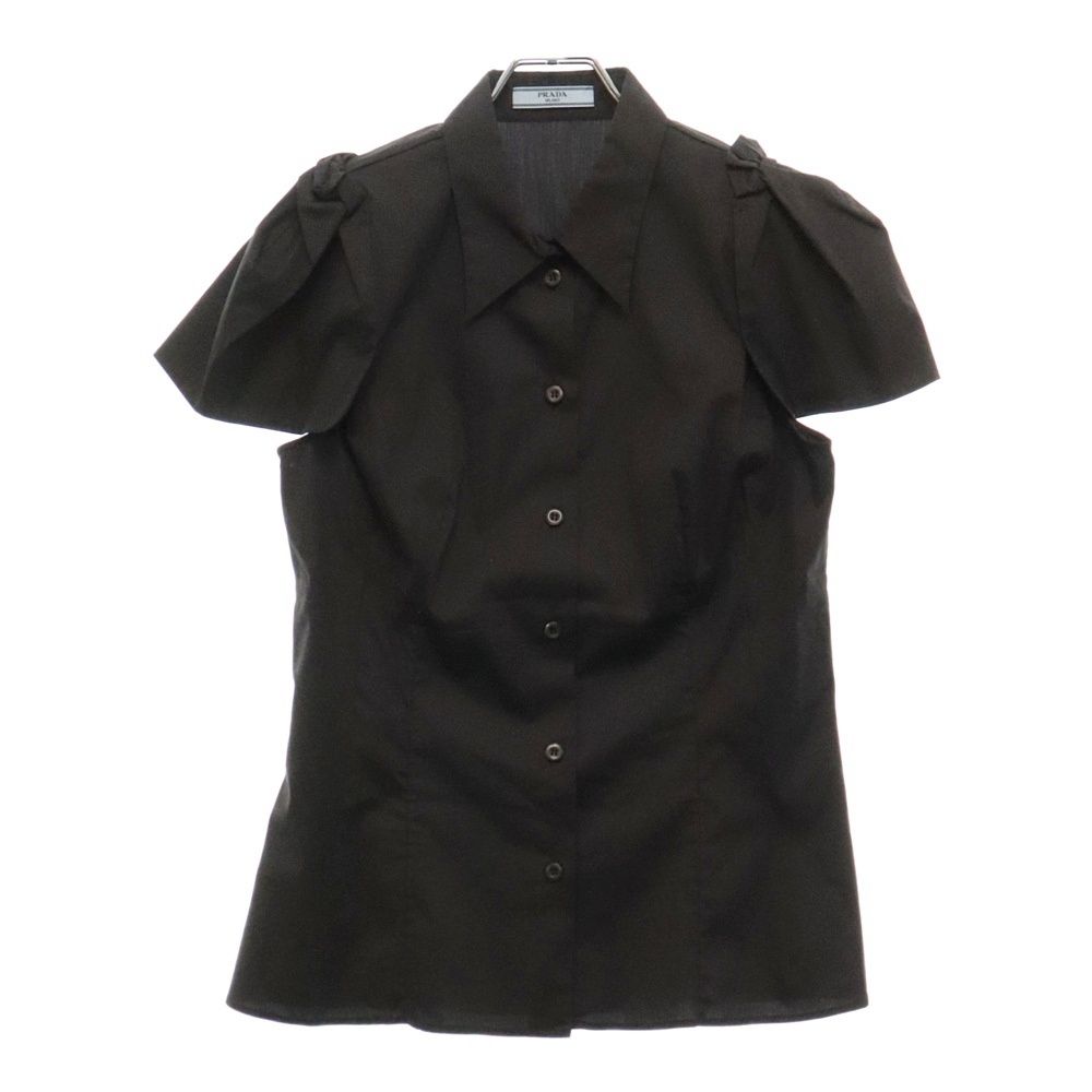 Prada ブラウス，サイズ:44(M)黒色