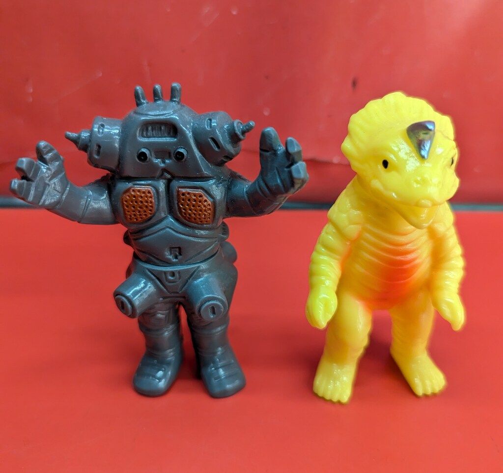 やまなや 復刻ブルマァクミニ怪獣シリーズ 復刻ミニ ソフビSET