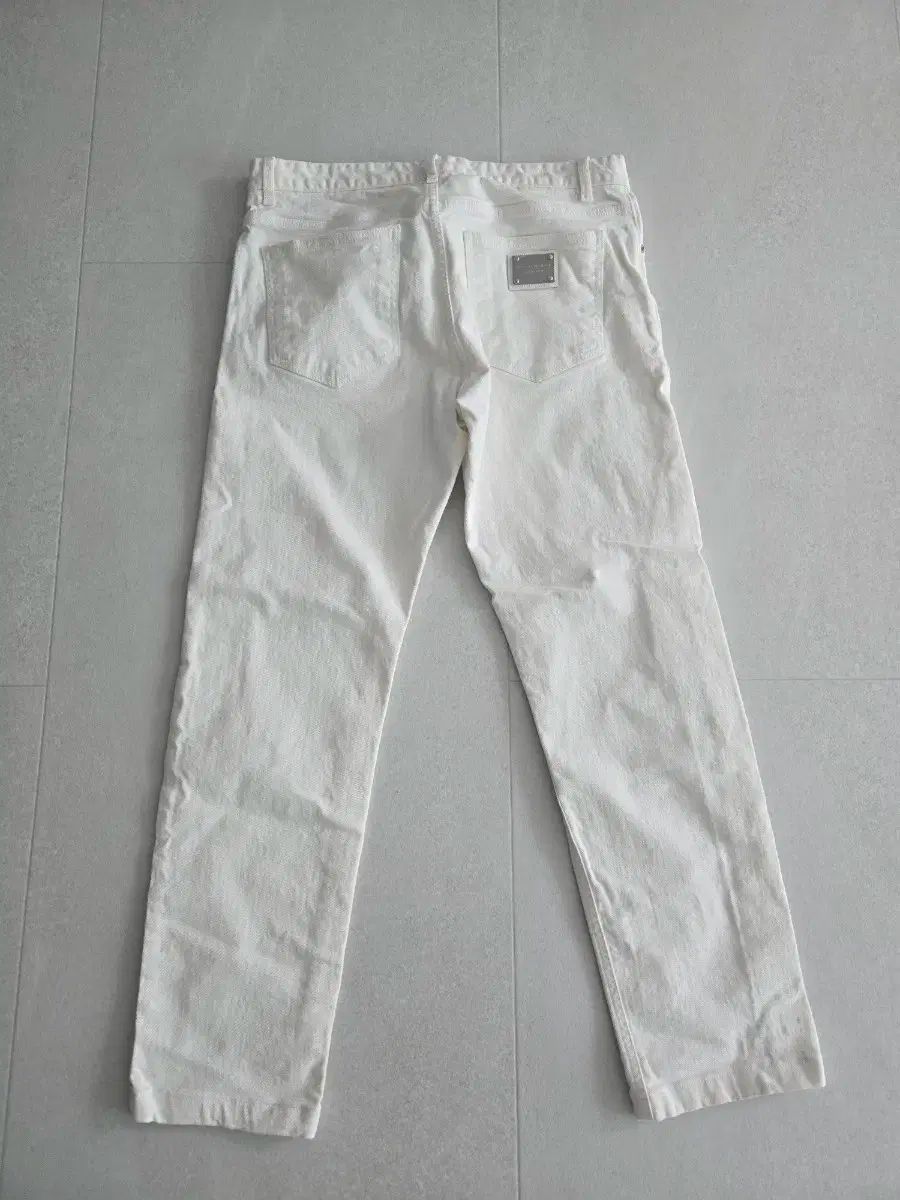 ボランテ シルバータップ ホワイトデニム パンツ