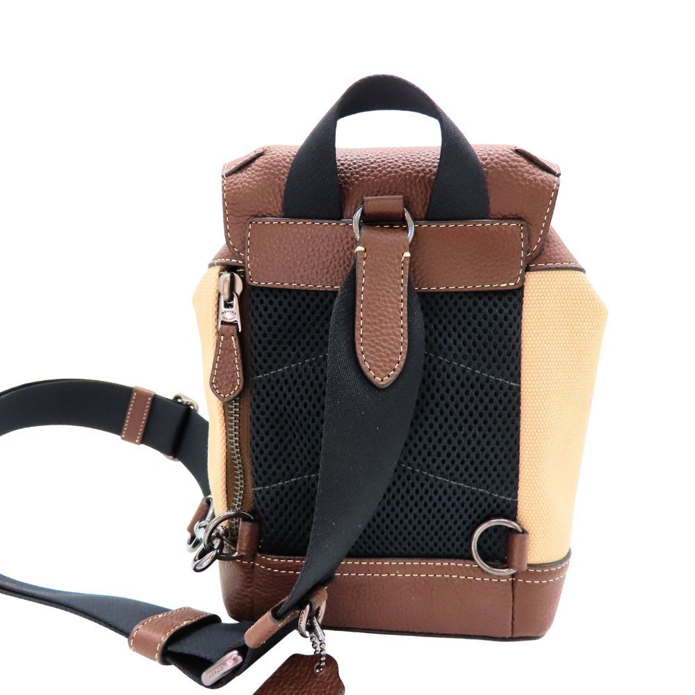 中古】COACH コーチ CH074 ハドソン スモール パック ナチュラル