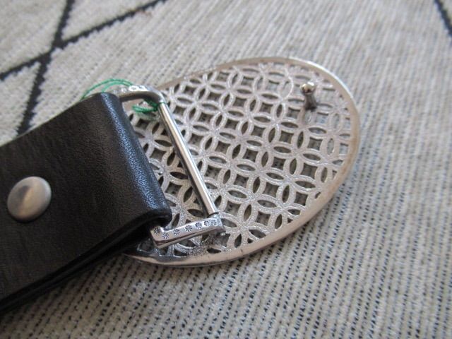 Silver925　彫金バックル【七宝透かしⅡ】＆ベルト Silver925 彫金バックル＆ベルト【七宝透かし】2 Silver925 彫金