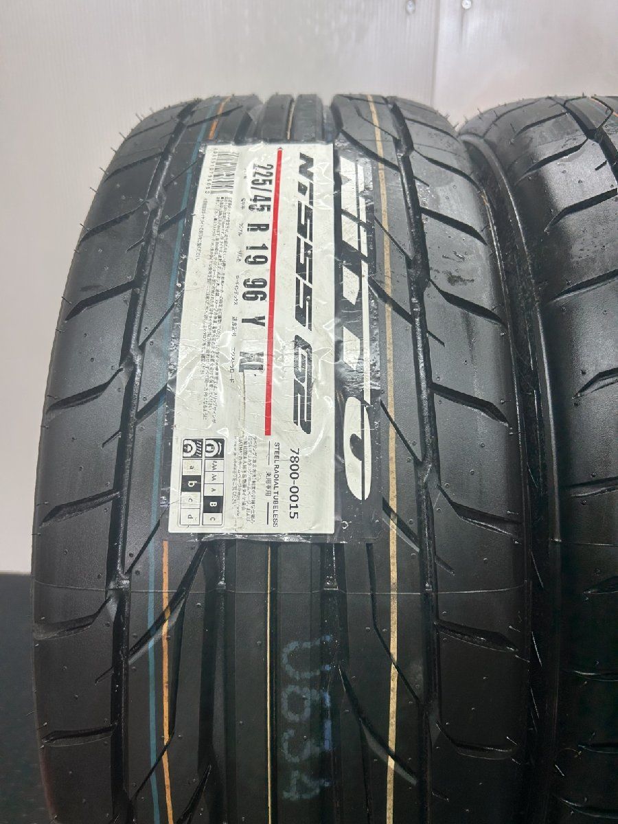 NITTO NT555 G2 225 45R19 96Y 19インチ 夏タイヤ 4本 22～23年製 C-HR MAZDA6セダン アテンザセダン等 STK016