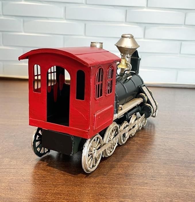 ブリキ　機関車　オブジェ　インテリア Amazon｜ブリキのおもちゃ SL 鉄製 置物 乗り物 鉄道 汽車 蒸気