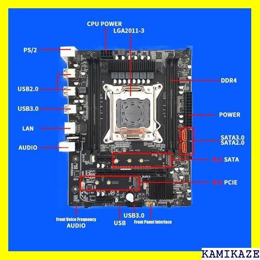 ☆人気_Z017 X99 V3ゲーミングマザーボードDDR4、Intel メ 4 x DDR4