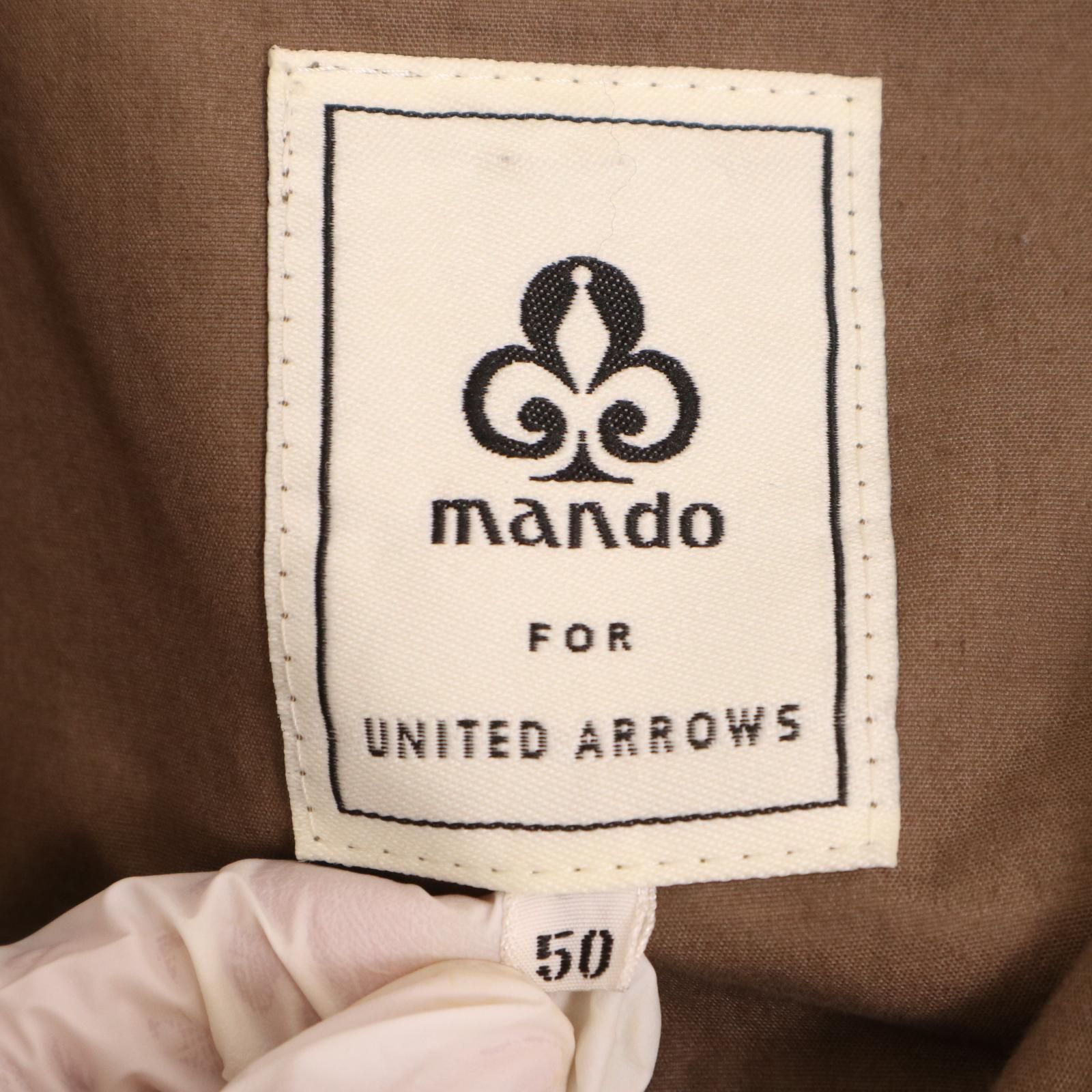 MANDO × UNITED ARROWS マンド ユナイテッドアローズ コットン サファリジャケット 表記サイズ50 【2407】 - メルカリ