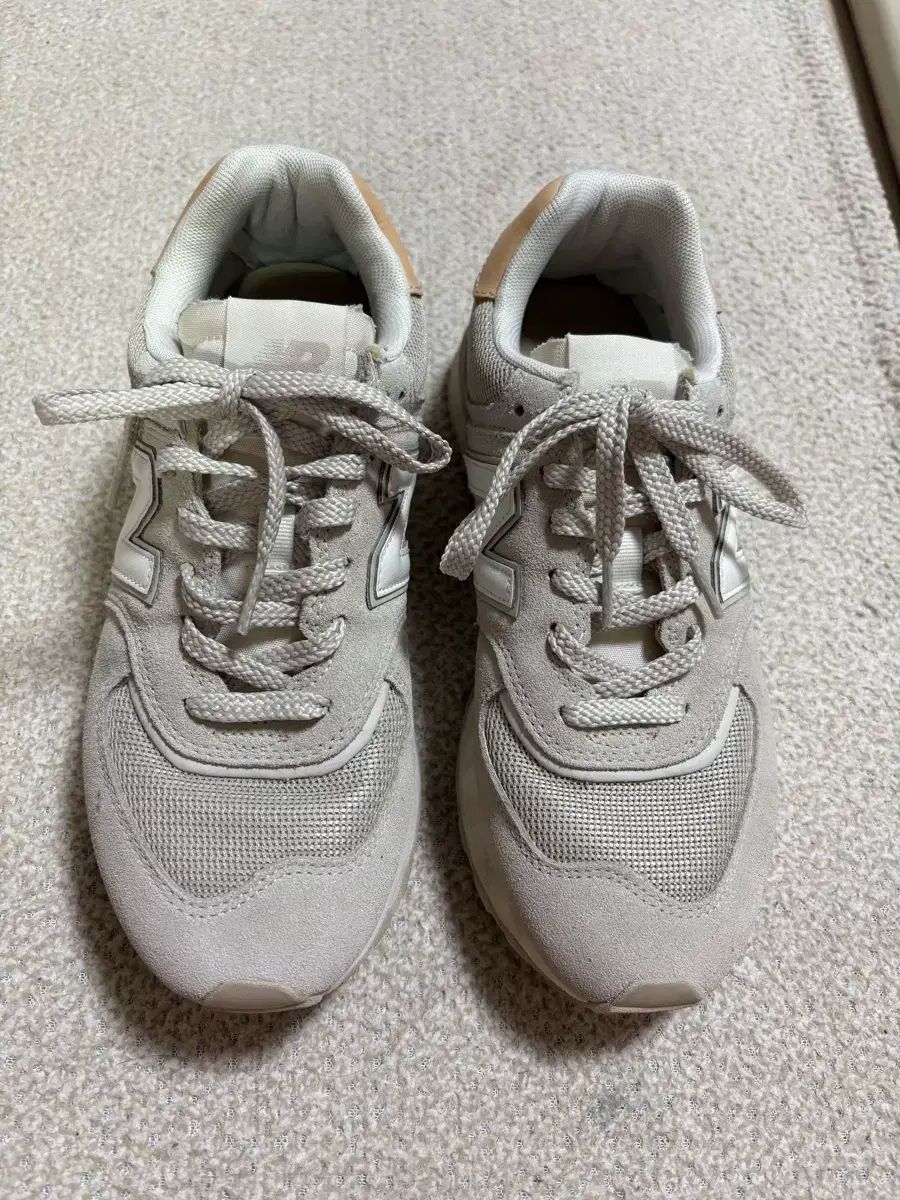 New Balance ニューバランス 574 アイボリー スニーカー 245mm